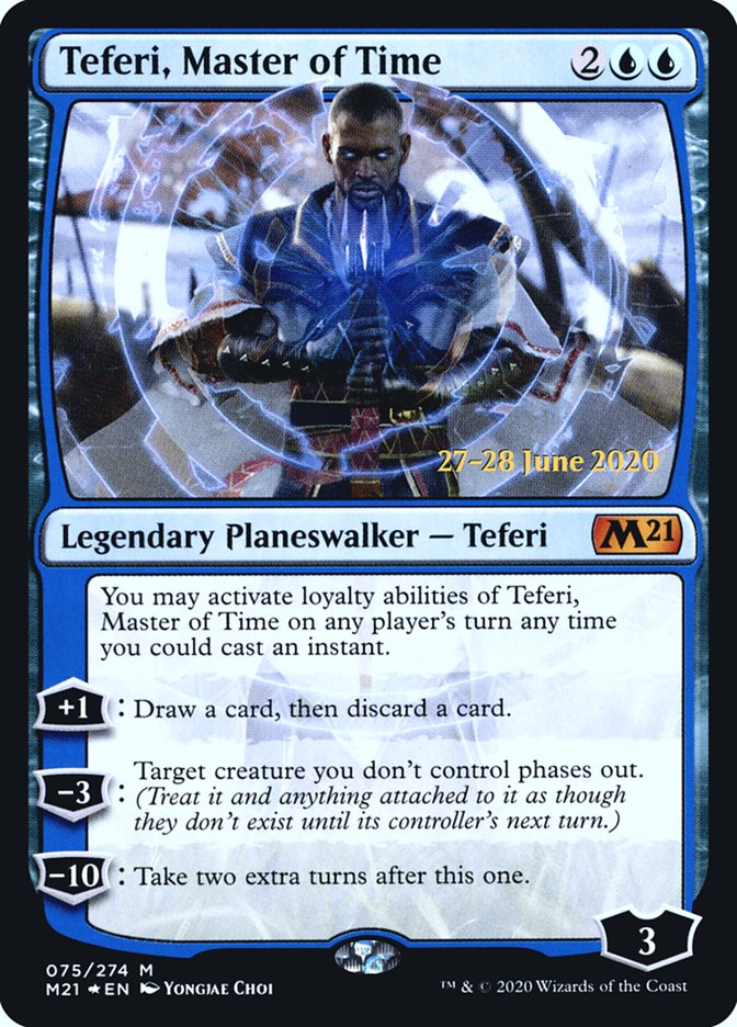 Teferi, Master of Time [Core Set 2021 Prerelease Promos] | Devastation Store