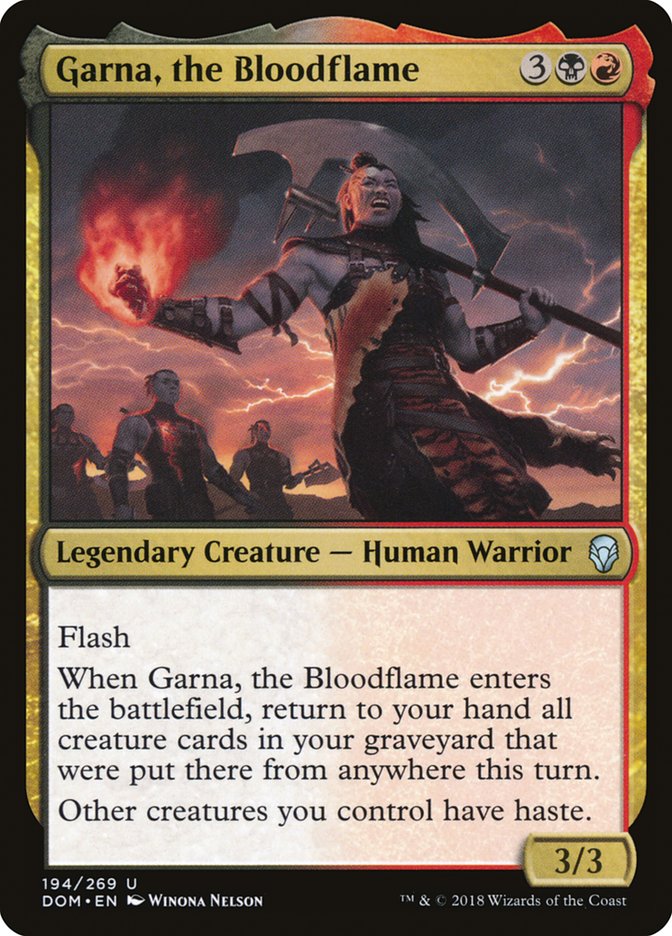 Garna, the Bloodflame [Dominaria] | Devastation Store
