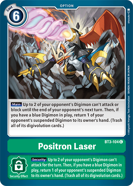 Positron Laser [BT3-104] [Release Special Booster Ver.1.5] | Devastation Store