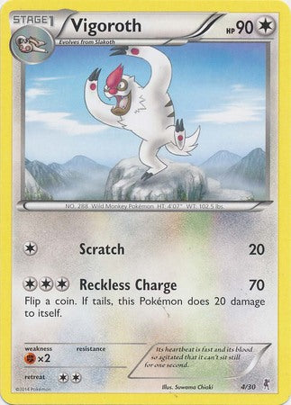 Vigoroth (4/30) [XY: Trainer Kit 1 - Bisharp] | Devastation Store