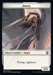 Kavu // Angel Double-sided Token [Dominaria United Commander Tokens] | Devastation Store