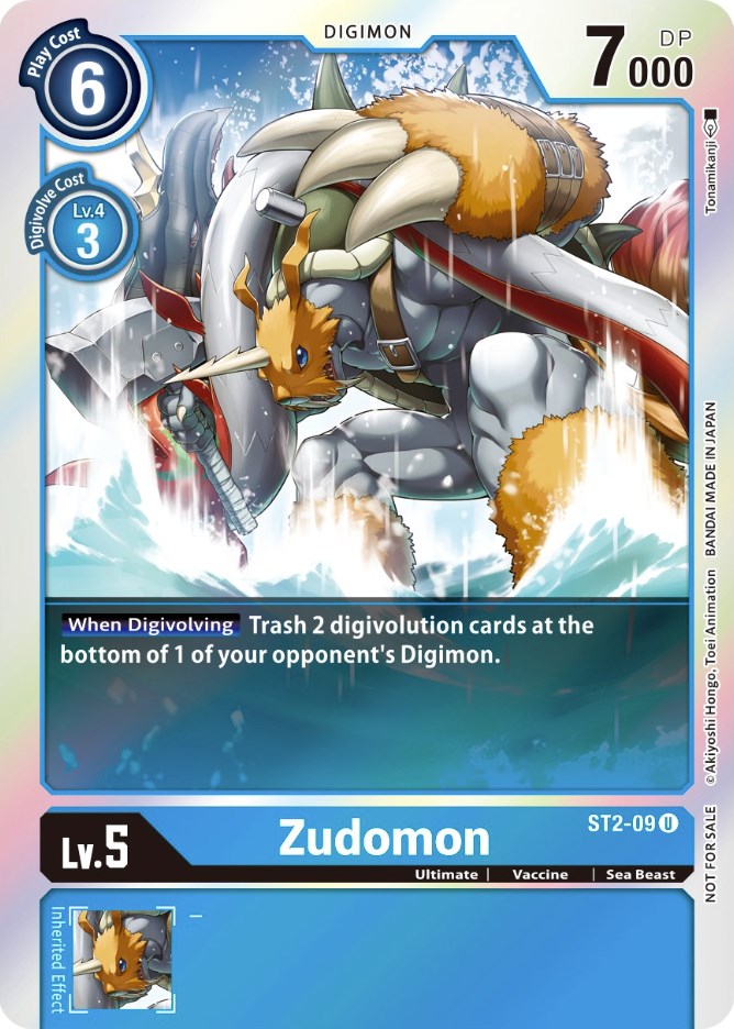 Zudomon [ST2-09] (Official Tournament Pack Vol. 6) [Starter Deck: Cocytus Blue Promos] | Devastation Store