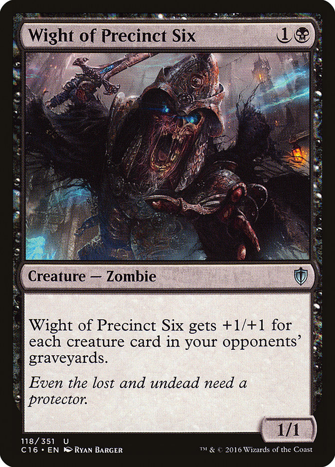 Wight of Precinct Six [Commander 2016] | Devastation Store