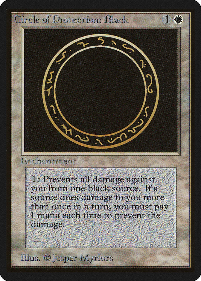 Circle of Protection: Black [Limited Edition Beta] | Devastation Store