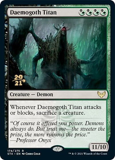 Daemogoth Titan [Strixhaven: School of Mages Prerelease Promos] | Devastation Store