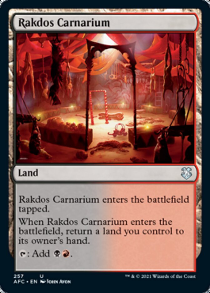 Rakdos Carnarium [Dungeons & Dragons: Adventures in the Forgotten Realms Commander] | Devastation Store