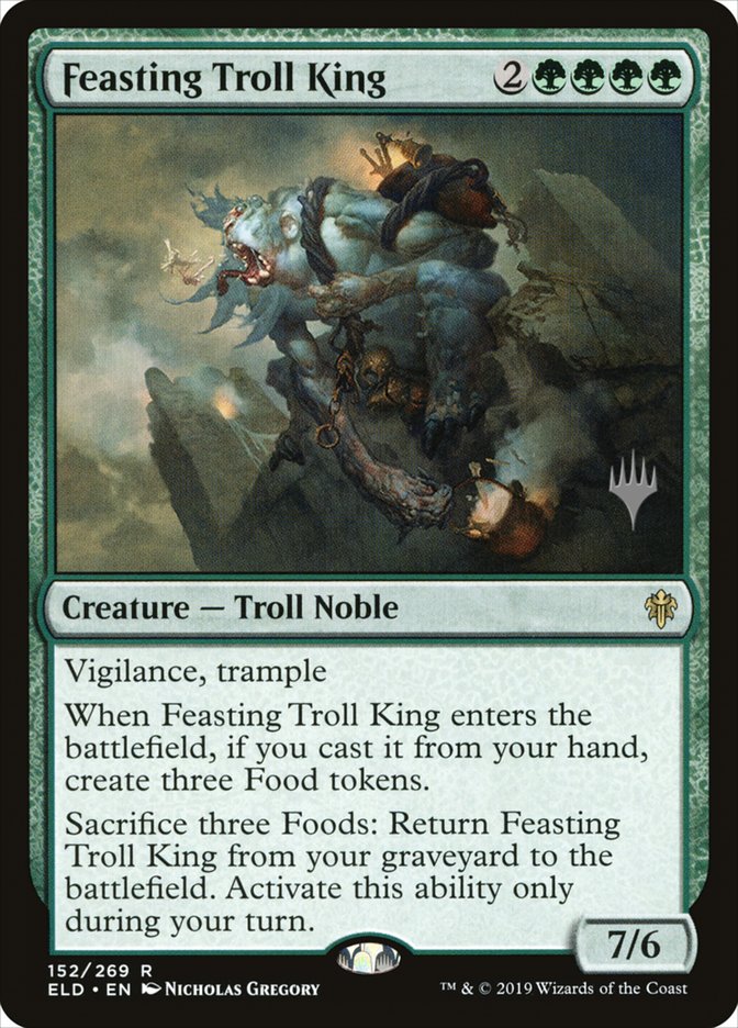 Feasting Troll King (Promo Pack) [Throne of Eldraine Promos] | Devastation Store