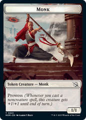 Monk // Phyrexian Hydra (11) Double-Sided Token [March of the Machine Tokens] | Devastation Store