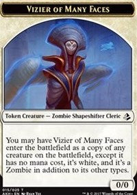 Vizier of Many Faces // Zombie Token [Amonkhet Tokens] | Devastation Store