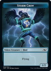 Zombie Employee // Storm Crow Double-sided Token [Unfinity Tokens] | Devastation Store