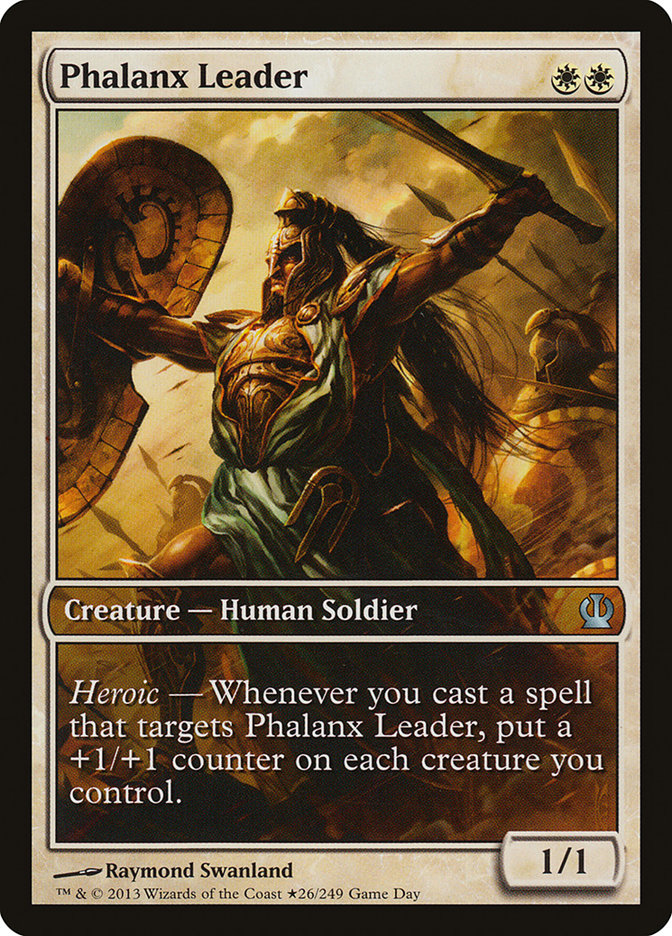 Phalanx Leader (Game Day) (Extended) [Theros Promos] | Devastation Store