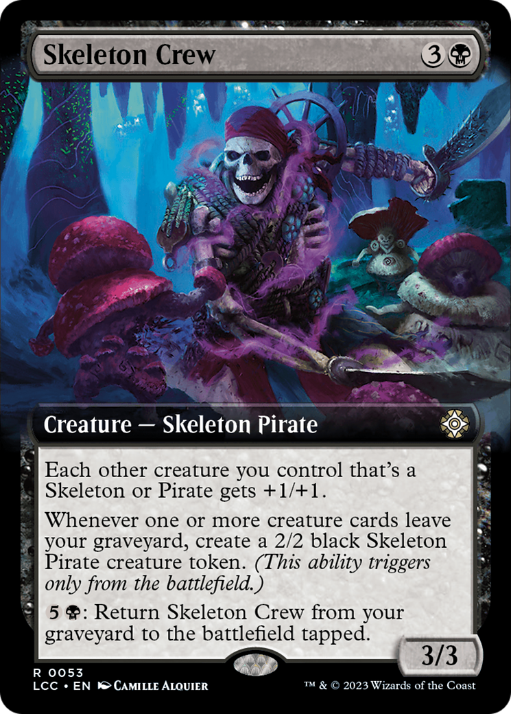 Skeleton Crew (Extended Art) [The Lost Caverns of Ixalan Commander] | Devastation Store