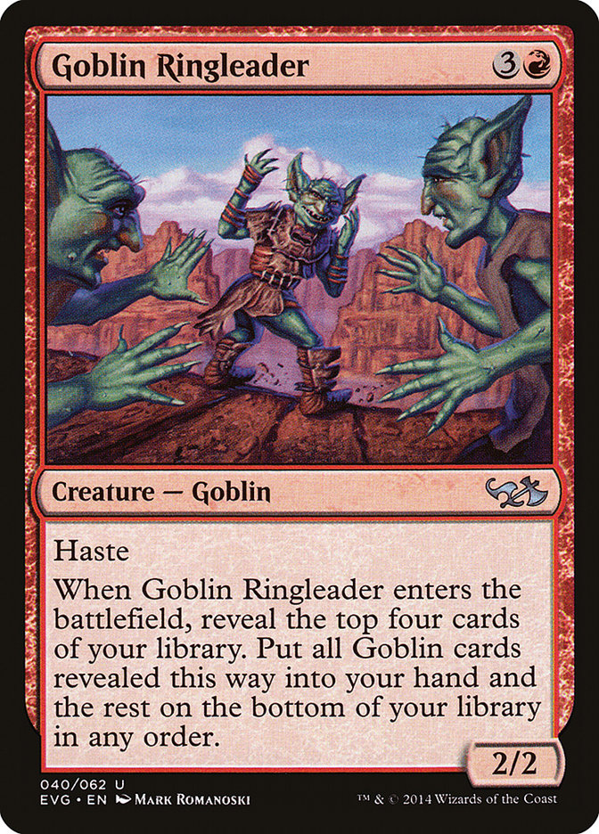 Goblin Ringleader (Elves vs. Goblins) [Duel Decks Anthology] - Devastation Store | Devastation Store