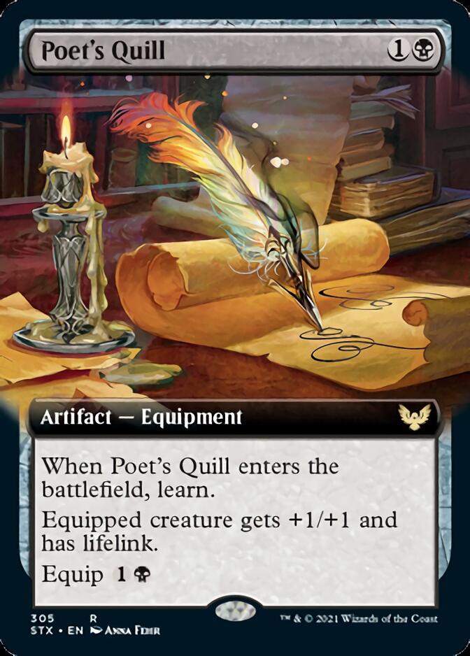 Poet's Quill (Extended) [Strixhaven: School of Mages] | Devastation Store