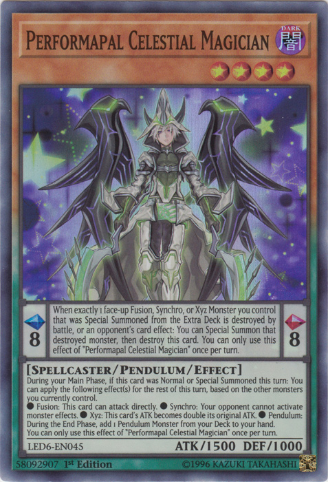 Performapal Celestial Magician [LED6-EN045] Super Rare | Devastation Store