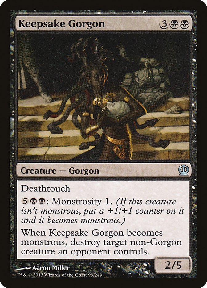 Keepsake Gorgon [Theros] | Devastation Store