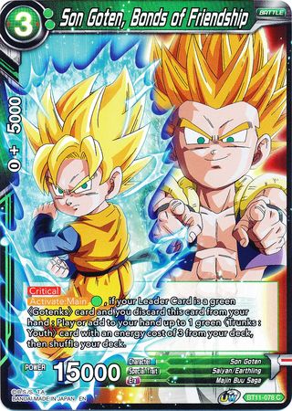 Son Goten, Bonds of Friendship [BT11-078] | Devastation Store
