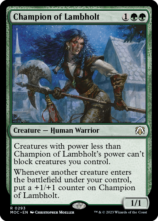Champion of Lambholt [March of the Machine Commander] | Devastation Store