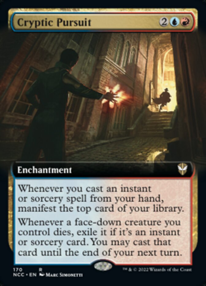 Cryptic Pursuit (Extended Art) [Streets of New Capenna Commander] | Devastation Store