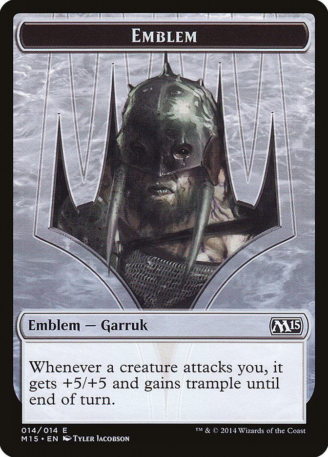 Garruk, Apex Predator Emblem [Magic 2015 Tokens] - Devastation Store | Devastation Store