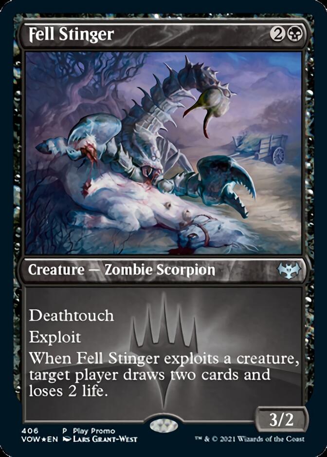 Fell Stinger (Play Promo) [Innistrad: Crimson Vow] | Devastation Store