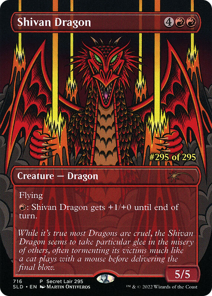 Shivan Dragon (Serialized) [Secret Lair Drop Promos] | Devastation Store