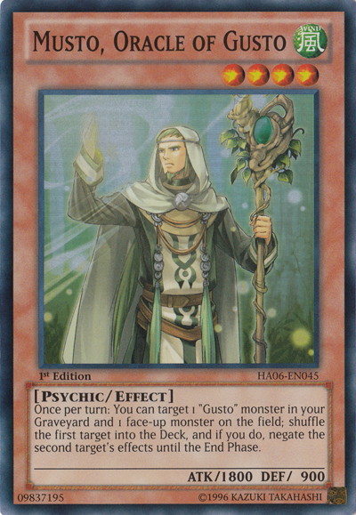 Musto, Oracle of Gusto [HA06-EN045] Super Rare | Devastation Store