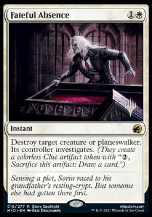 Fateful Absence (Promo Pack) [Innistrad: Midnight Hunt Promo Pack] | Devastation Store