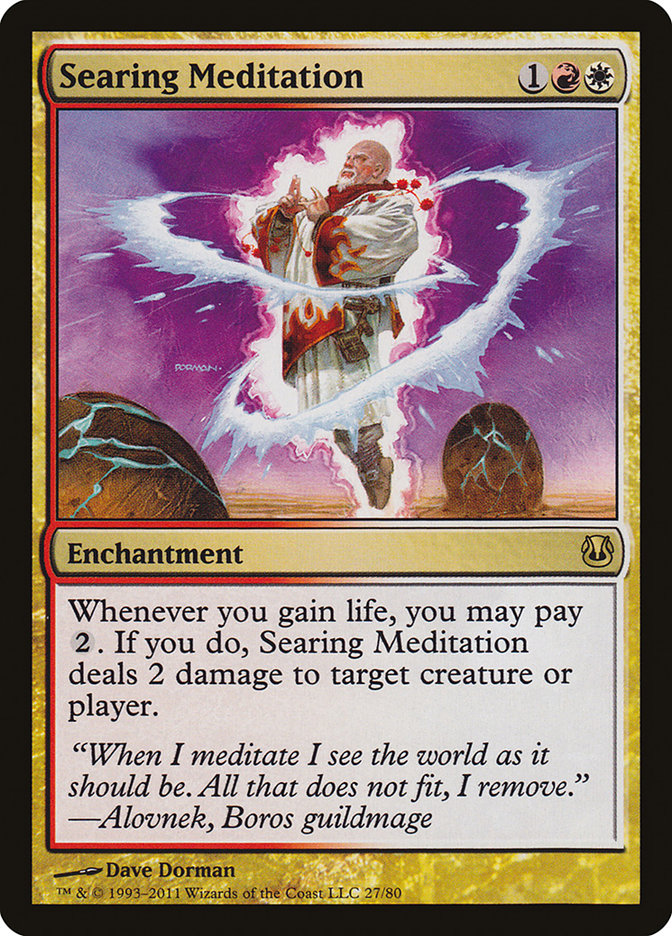 Searing Meditation [Duel Decks: Ajani vs. Nicol Bolas] - Devastation Store | Devastation Store