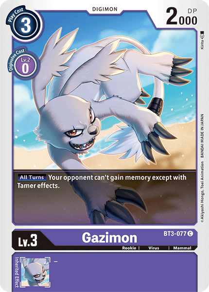 Gazimon [BT3-077] [Release Special Booster Ver.1.5] | Devastation Store