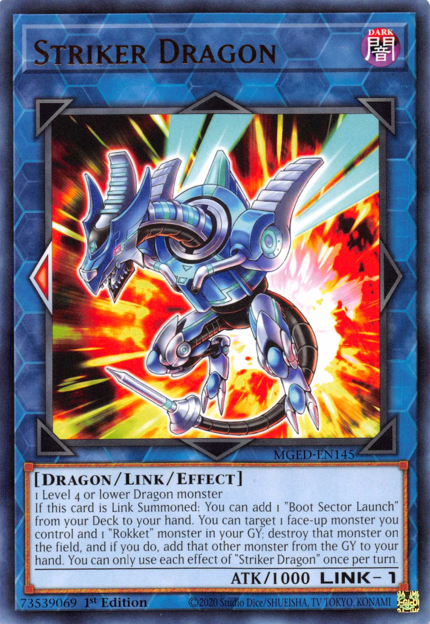 Striker Dragon [MGED-EN145] Rare | Devastation Store