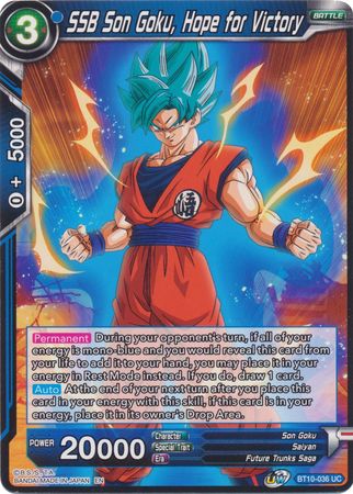 SSB Son Goku, Hope for Victory (BT10-036) [Rise of the Unison Warrior 2nd Edition] | Devastation Store