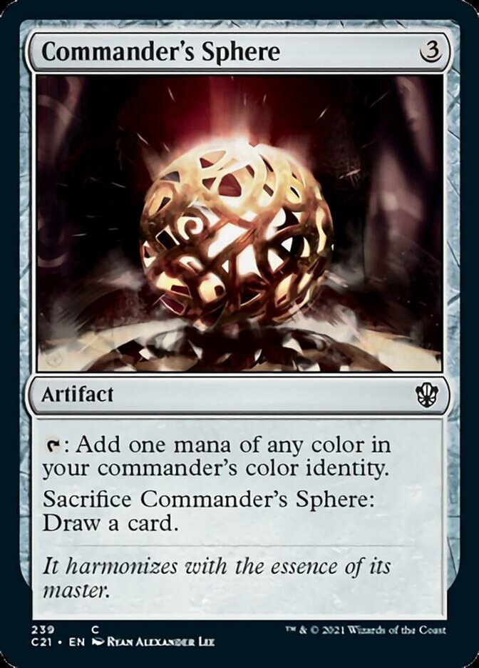 Commander's Sphere [Commander 2021] | Devastation Store