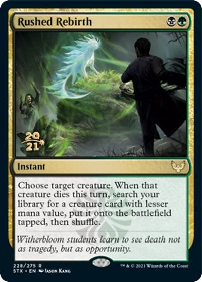 Rushed Rebirth [Strixhaven: School of Mages Prerelease Promos] | Devastation Store