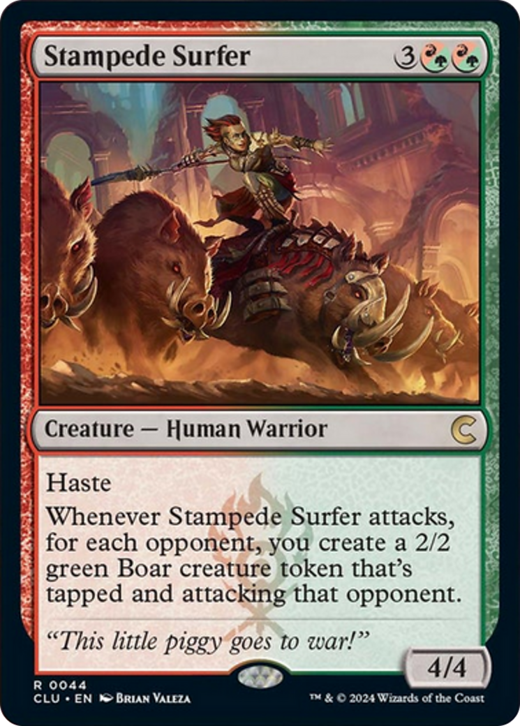 Stampede Surfer [Ravnica: Clue Edition] | Devastation Store