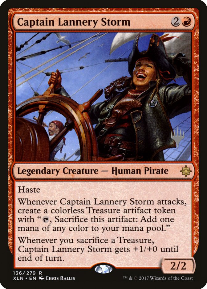 Captain Lannery Storm (Promo Pack) [Ixalan Promos] | Devastation Store