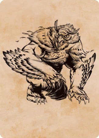Owlbear (Showcase) Art Card [Dungeons & Dragons: Adventures in the Forgotten Realms Art Series] | Devastation Store