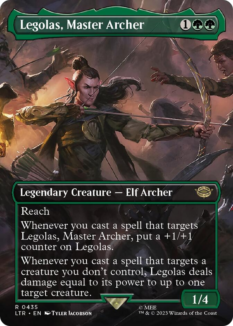 Legolas, Master Archer (Borderless Alternate Art) [The Lord of the Rings: Tales of Middle-Earth] | Devastation Store
