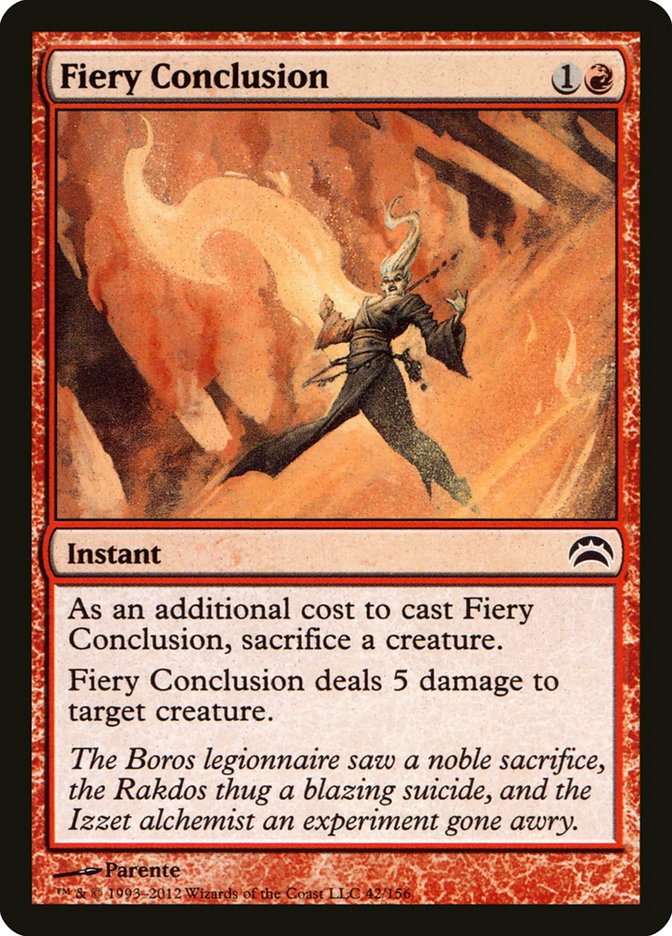 Fiery Conclusion [Planechase 2012] | Devastation Store