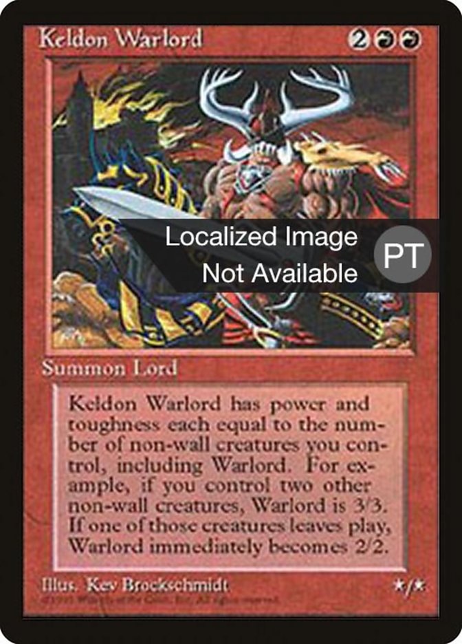 Keldon Warlord [Fourth Edition (Foreign Black Border)] | Devastation Store