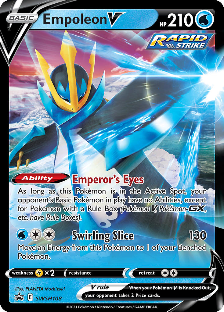 Empoleon V (SWSH108) [Sword & Shield: Black Star Promos] | Devastation Store