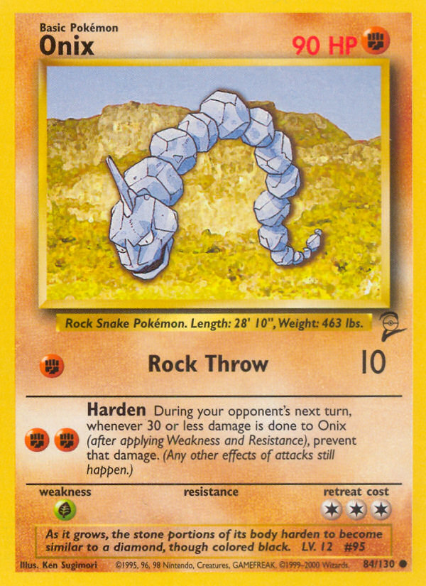 Onix (84/130) [Base Set 2] | Devastation Store