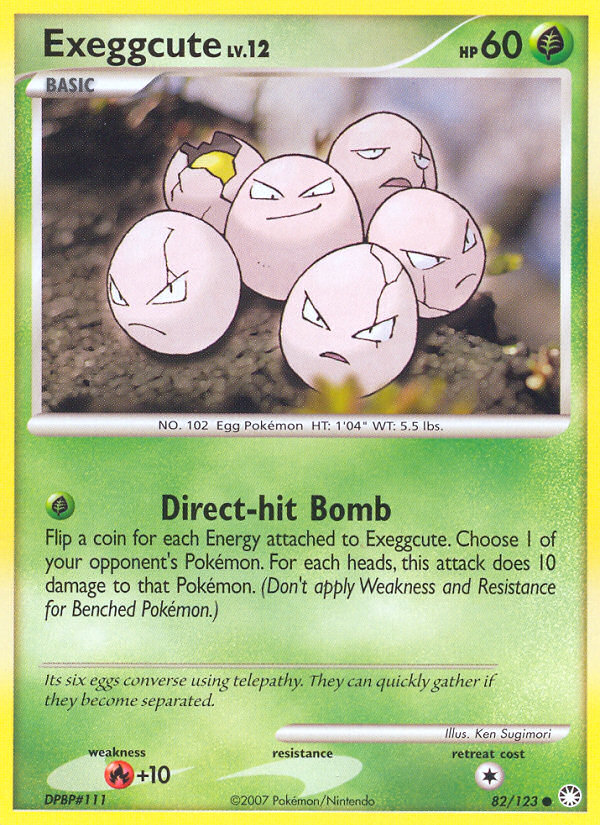 Exeggcute (82/123) [Diamond & Pearl: Mysterious Treasures] | Devastation Store