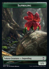 Beast // Saproling Double-sided Token [Streets of New Capenna Commander Tokens] | Devastation Store