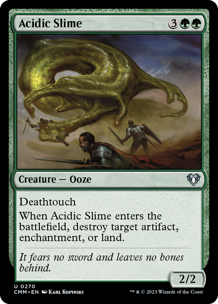 Acidic Slime [Commander Masters] | Devastation Store