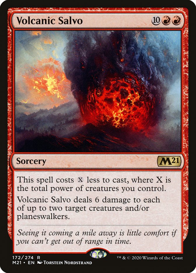 Volcanic Salvo [Core Set 2021] | Devastation Store
