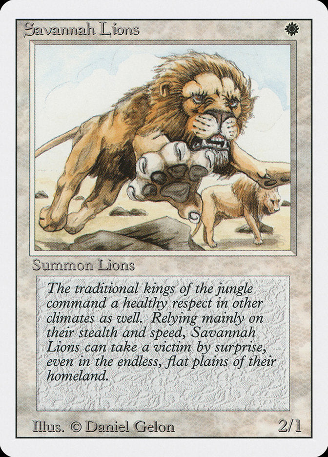 Savannah Lions [Revised Edition] | Devastation Store