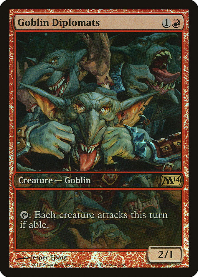 Goblin Diplomats (Game Day) [Magic 2014 Promos] | Devastation Store
