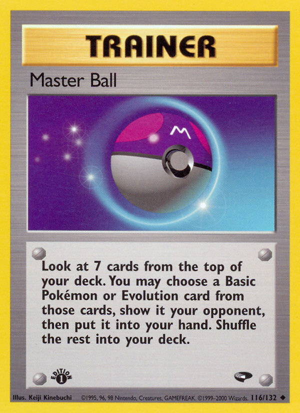 Master Ball (116/132) [Gym Challenge 1st Edition] | Devastation Store