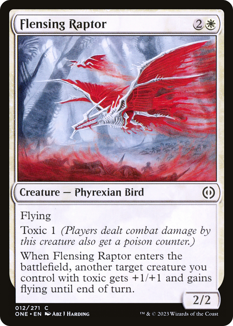 Flensing Raptor [Phyrexia: All Will Be One] | Devastation Store